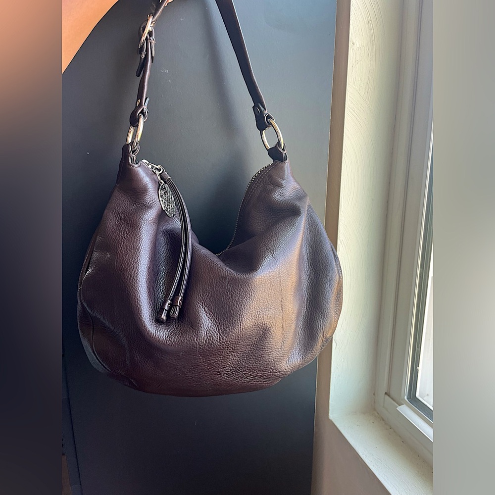 Coach Allie Leather Hobo Shoulder Bag Purse Tote 13655